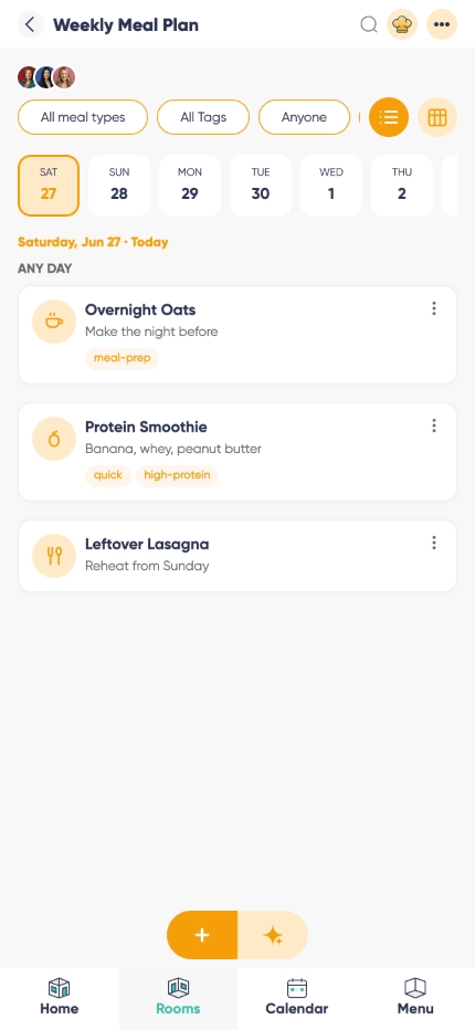 Meal Planner Preview