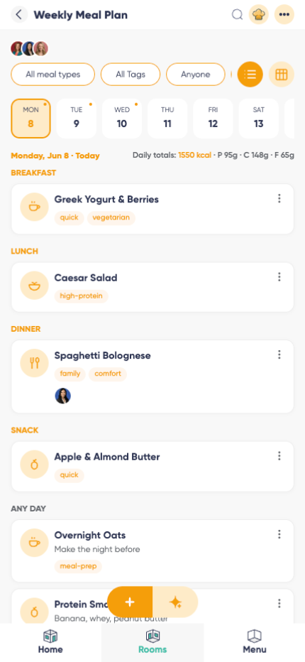 Meal Planner Preview