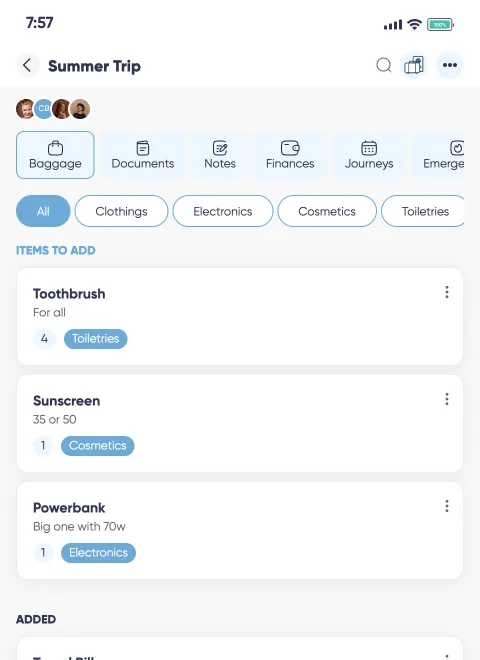 Travel Hub Preview