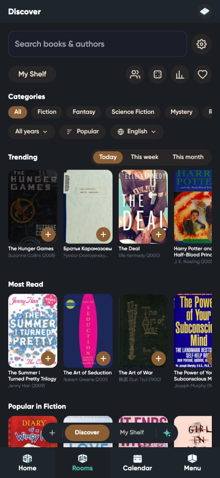 ตัวอย่าง Book Shelf